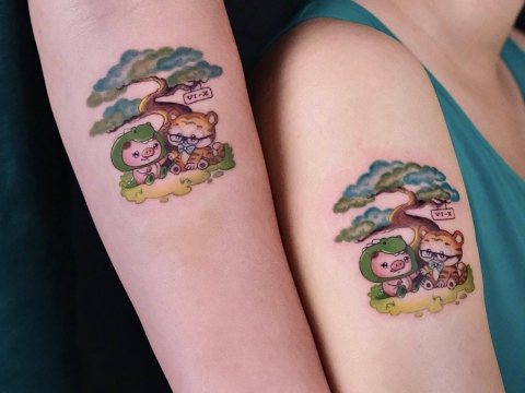 Hình xăm đôi ý nghĩa